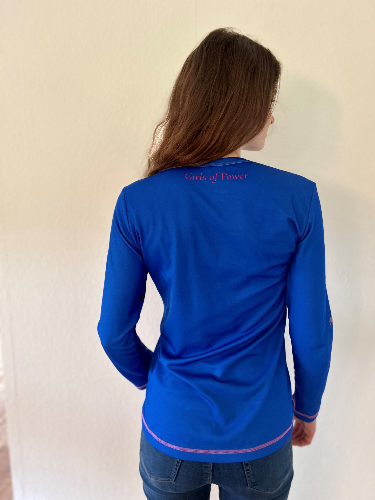 Jersey langarm - blau