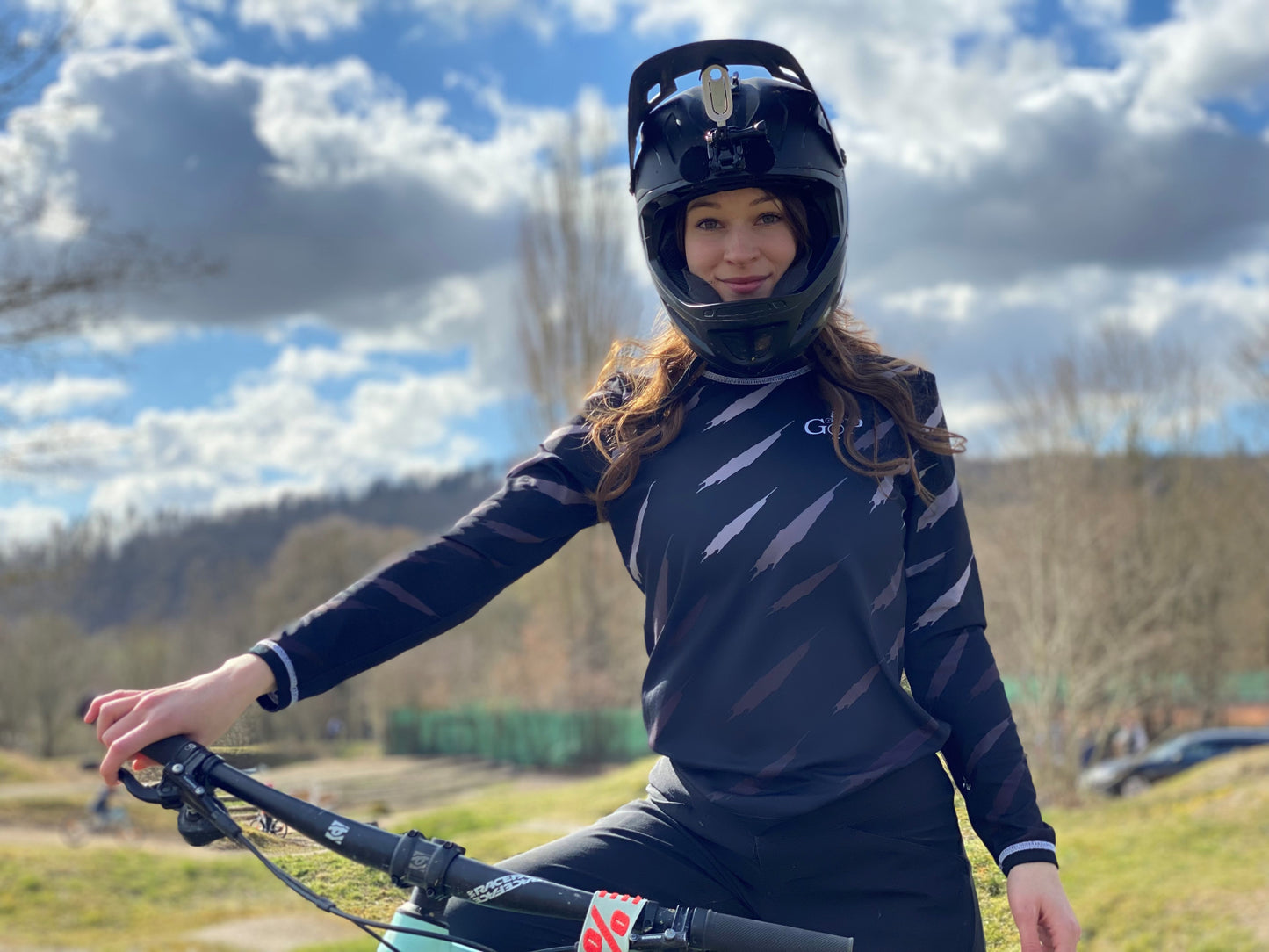 Jersey langarm - schwarz